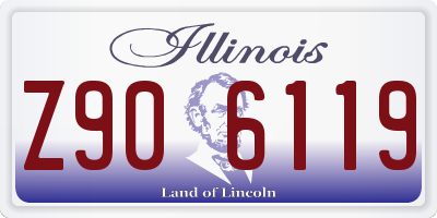 IL license plate Z906119