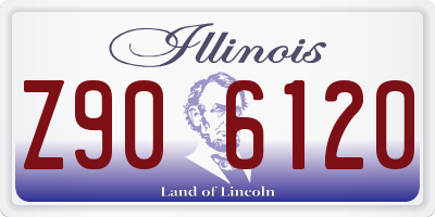 IL license plate Z906120