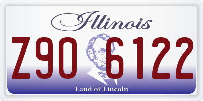 IL license plate Z906122