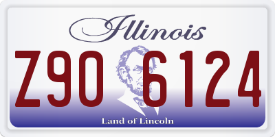 IL license plate Z906124