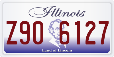 IL license plate Z906127
