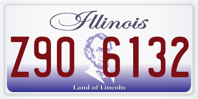 IL license plate Z906132