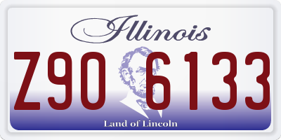 IL license plate Z906133