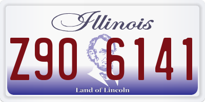 IL license plate Z906141