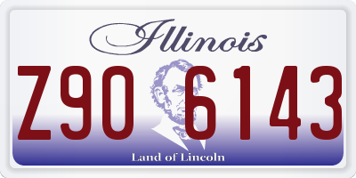 IL license plate Z906143
