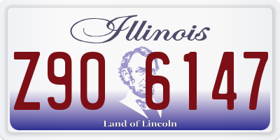 IL license plate Z906147