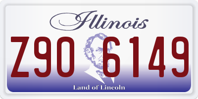 IL license plate Z906149