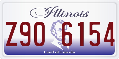 IL license plate Z906154