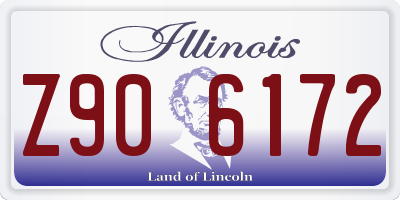 IL license plate Z906172