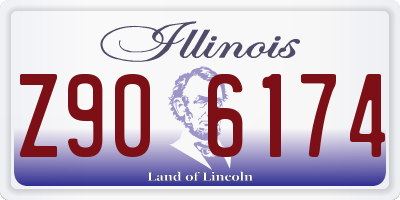 IL license plate Z906174