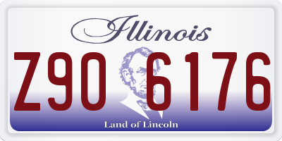 IL license plate Z906176