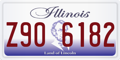 IL license plate Z906182