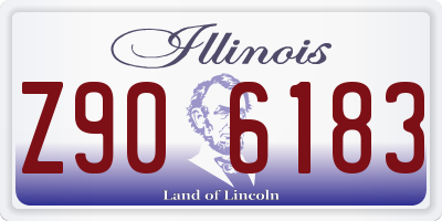 IL license plate Z906183