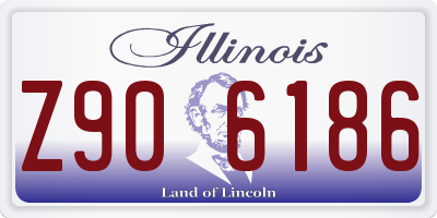 IL license plate Z906186
