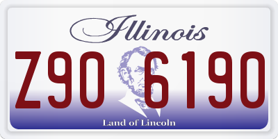 IL license plate Z906190