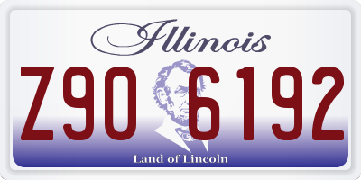IL license plate Z906192