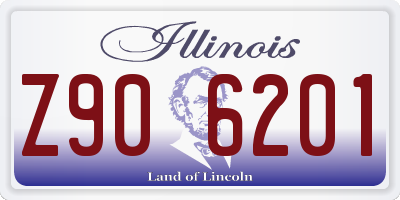 IL license plate Z906201