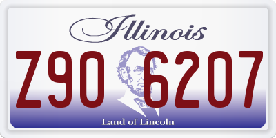IL license plate Z906207