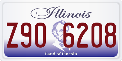 IL license plate Z906208