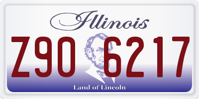IL license plate Z906217