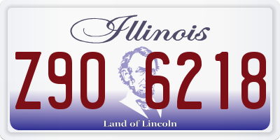 IL license plate Z906218