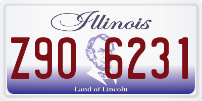 IL license plate Z906231