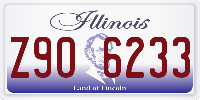 IL license plate Z906233
