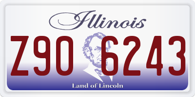 IL license plate Z906243