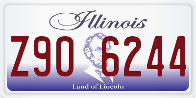 IL license plate Z906244