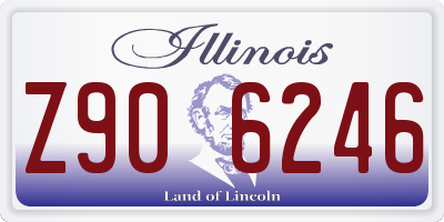 IL license plate Z906246