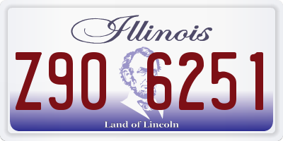 IL license plate Z906251