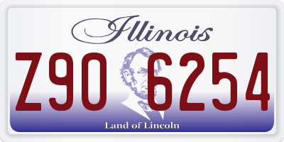 IL license plate Z906254