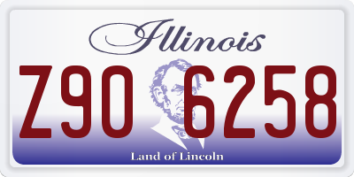 IL license plate Z906258
