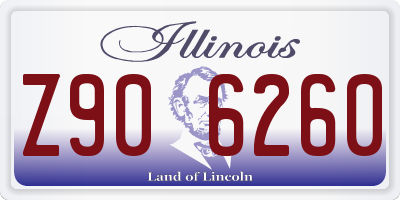 IL license plate Z906260