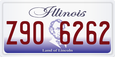IL license plate Z906262