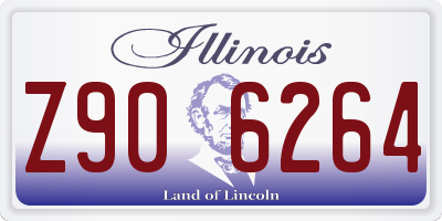 IL license plate Z906264