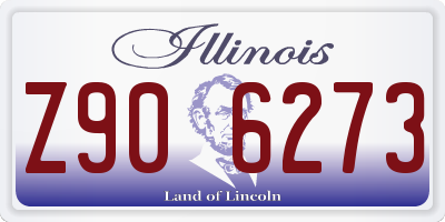 IL license plate Z906273