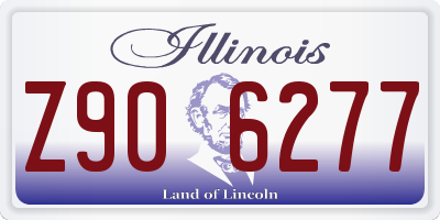 IL license plate Z906277