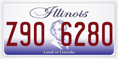 IL license plate Z906280