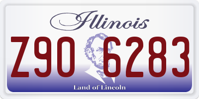 IL license plate Z906283