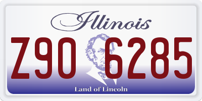 IL license plate Z906285