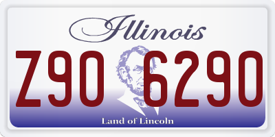 IL license plate Z906290