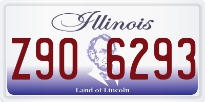 IL license plate Z906293