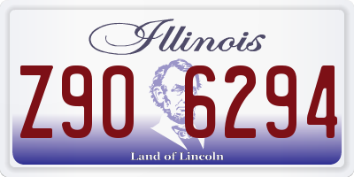 IL license plate Z906294