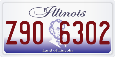 IL license plate Z906302