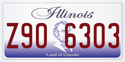 IL license plate Z906303