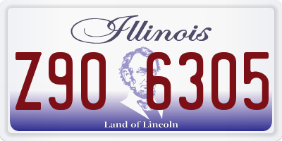 IL license plate Z906305