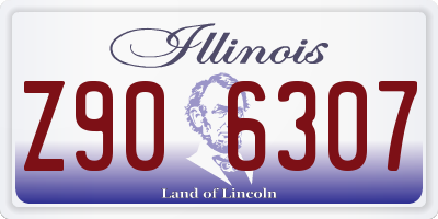 IL license plate Z906307