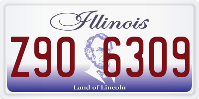 IL license plate Z906309