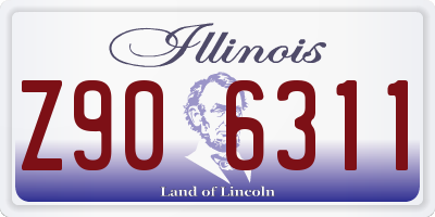 IL license plate Z906311